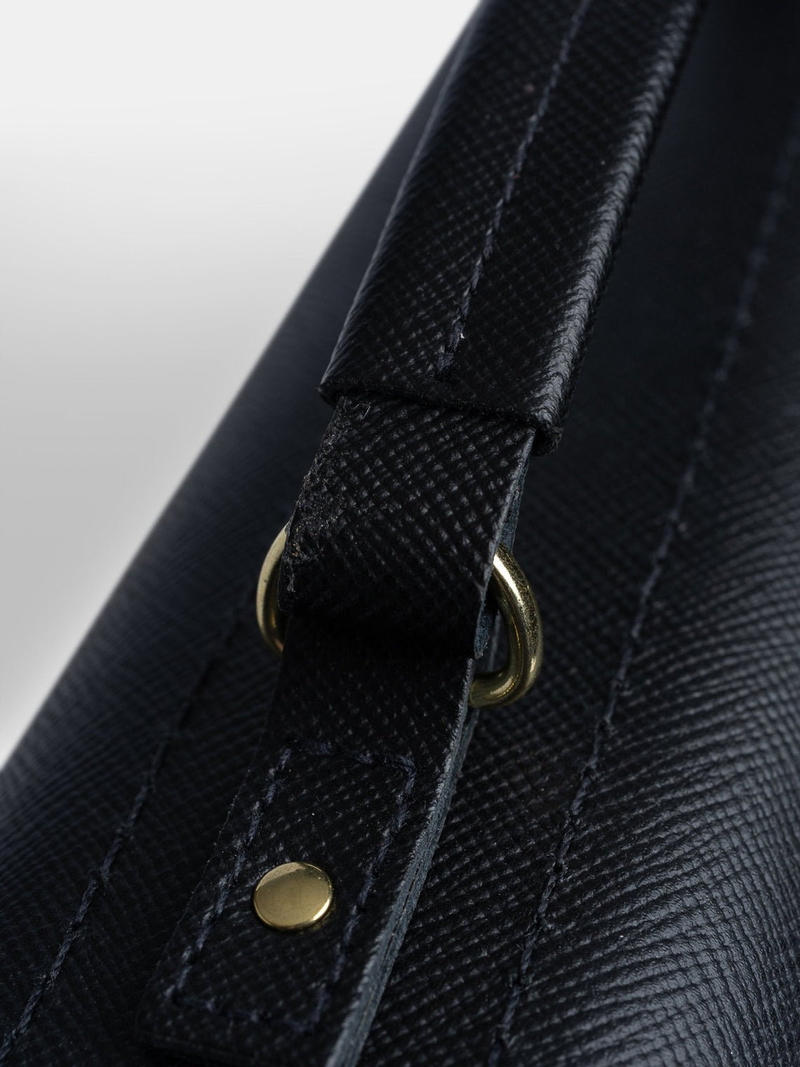 The Cambridge Satchel Company Unisex Leather Black Briefcase - Black