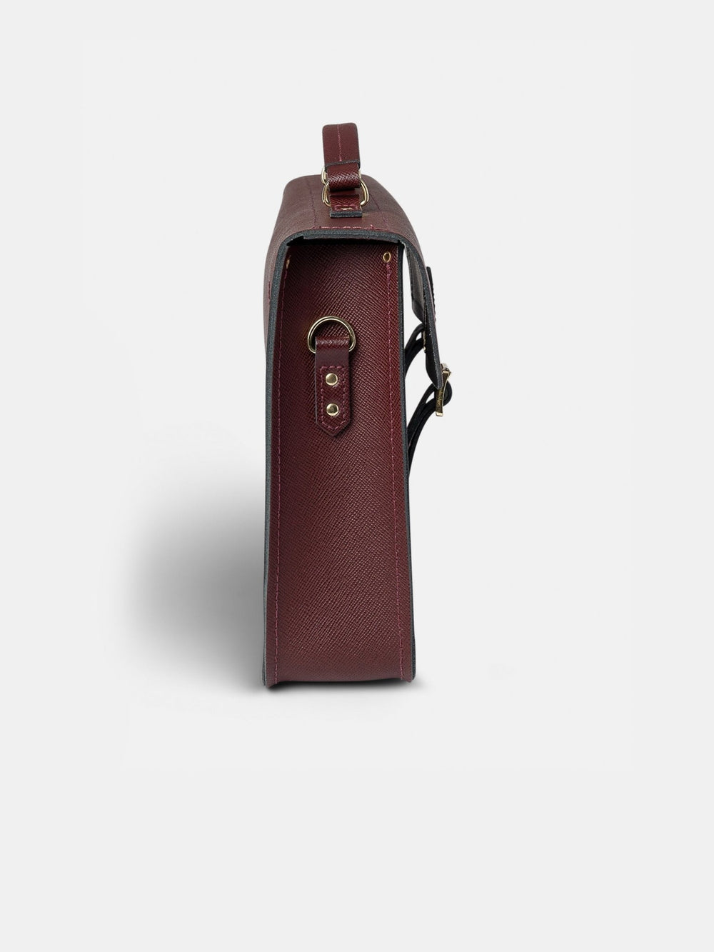 The Briefcase - Oxblood Saffiano - Cambridge Satchel