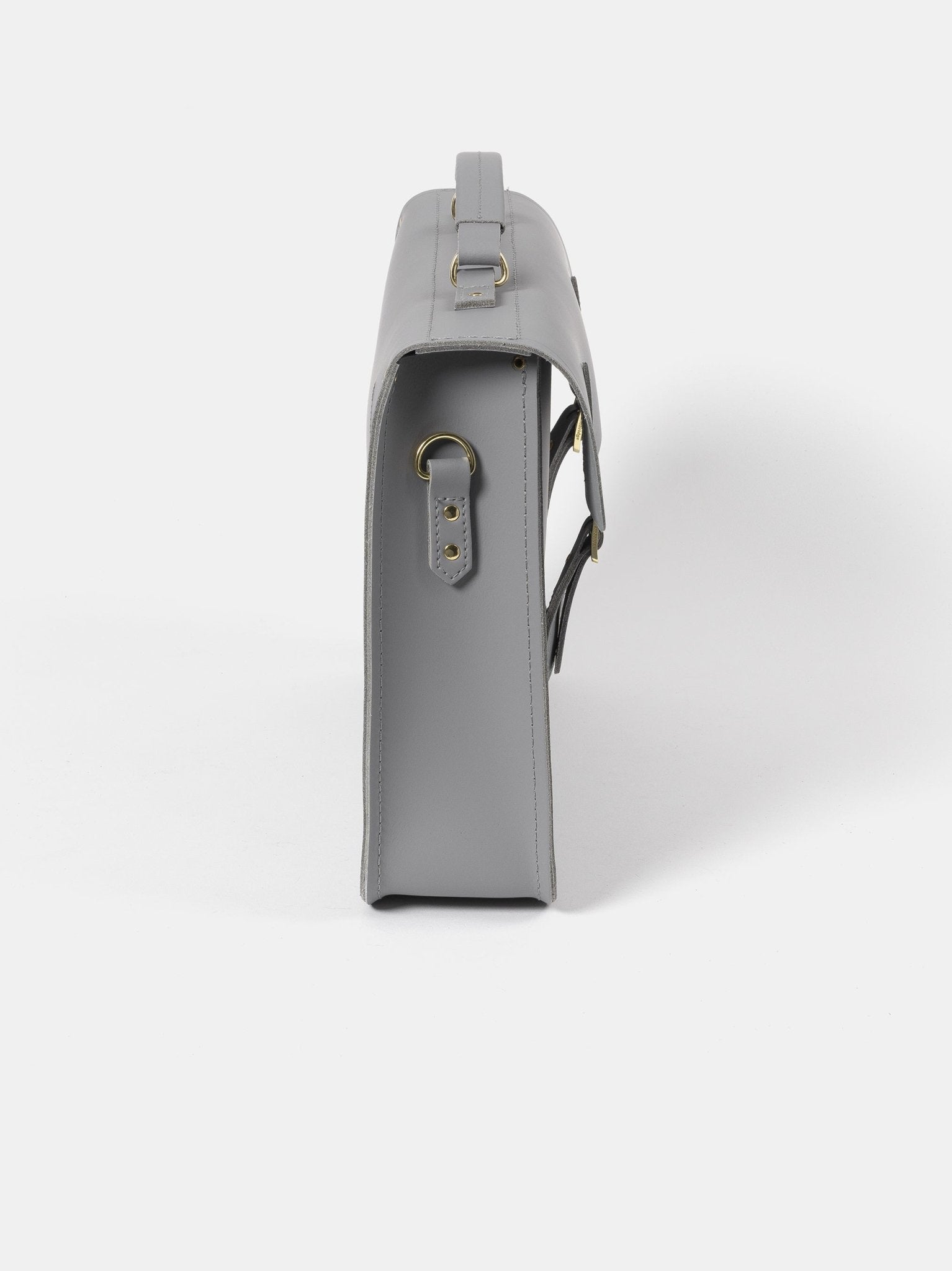 The Briefcase - Slate Grey Matte - The Cambridge Satchel Co.