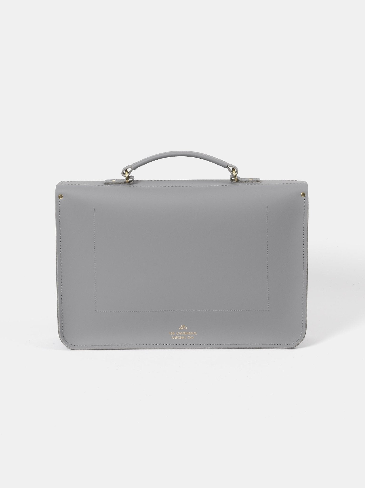 The Briefcase - Slate Grey Matte - The Cambridge Satchel Co.