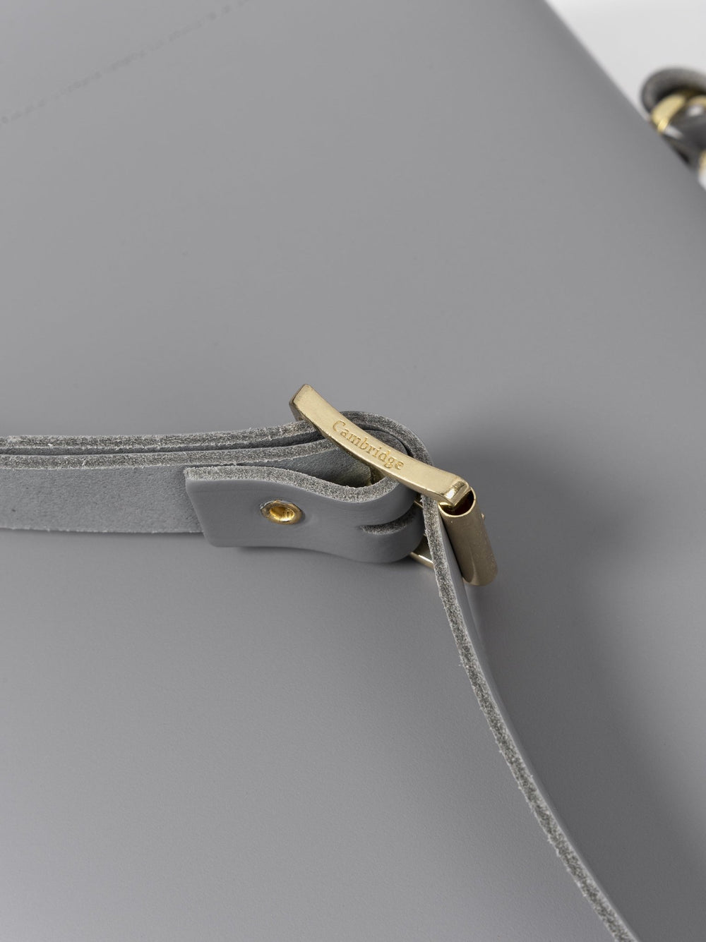 The Briefcase - Slate Grey Matte - The Cambridge Satchel Co.