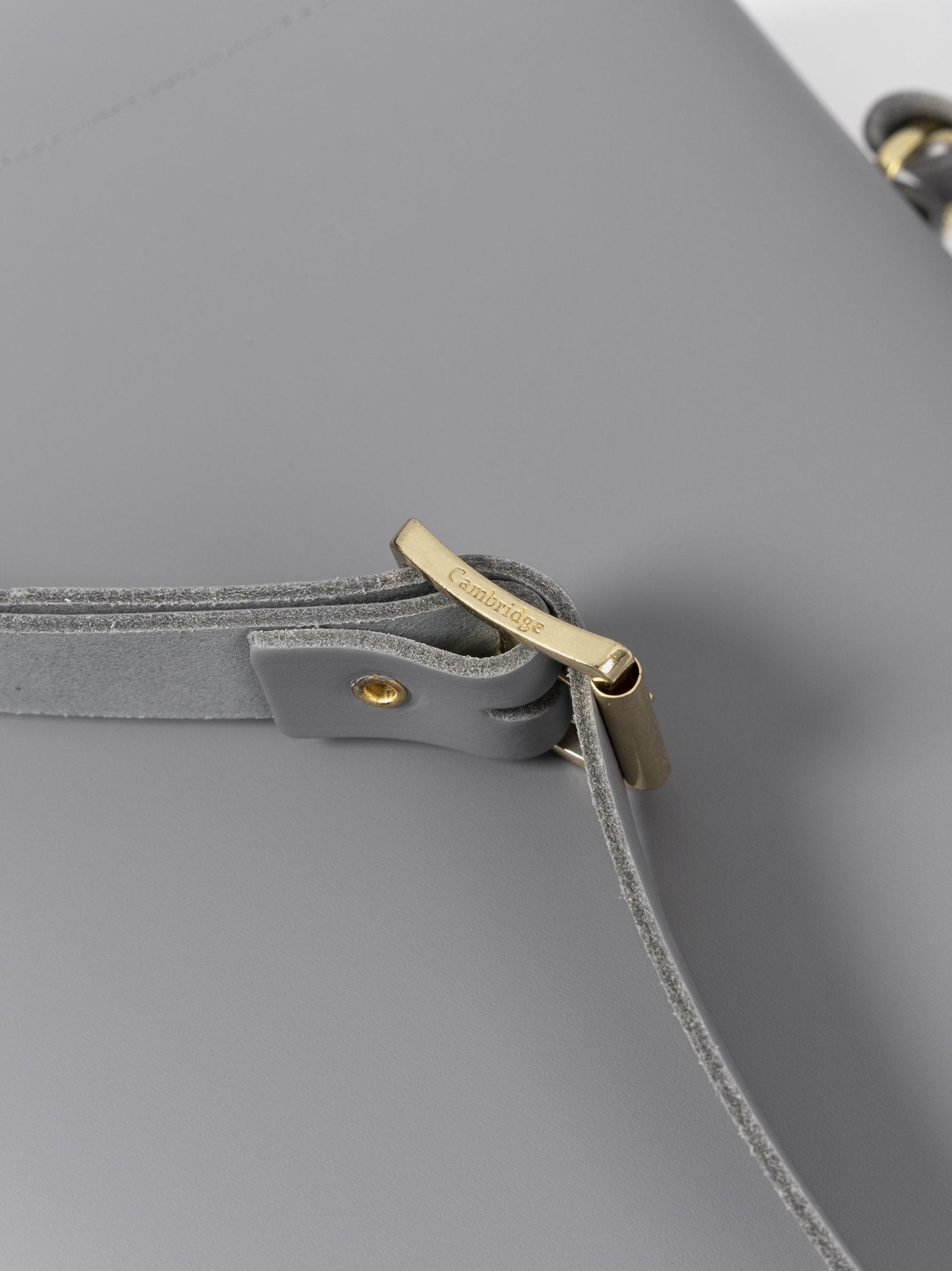 The Briefcase - Slate Grey Matte - The Cambridge Satchel Co.