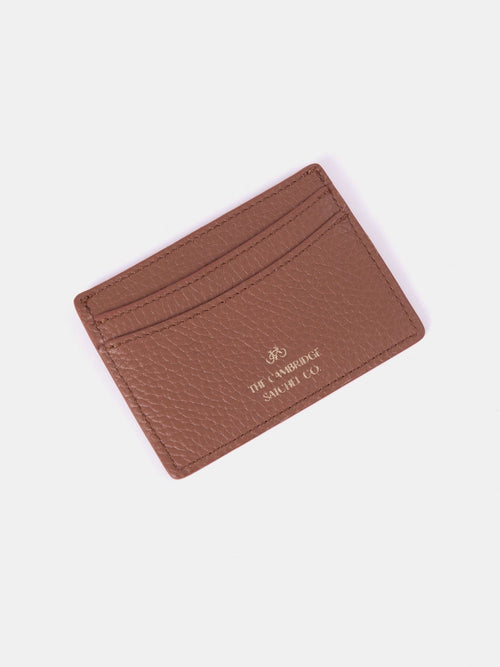 The Card Case - Havana Calf Grain