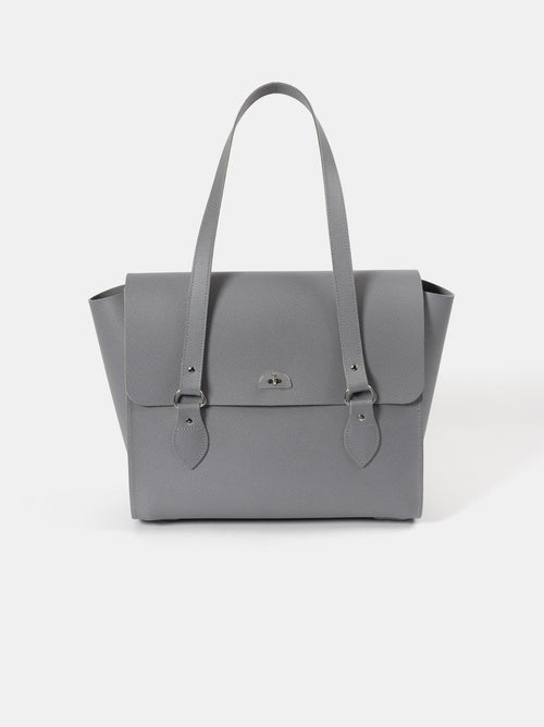 The Emily - Slate Grey Matte Saffiano - The Cambridge Satchel Co.