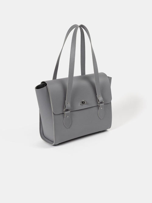 The Emily - Slate Grey Matte Saffiano - The Cambridge Satchel Co.