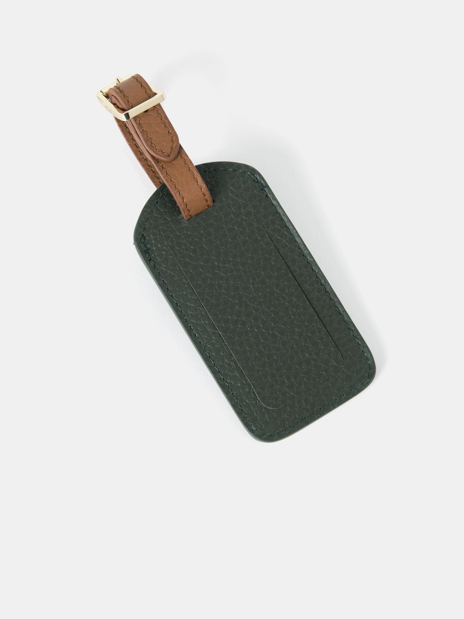 The Luggage Tag - Ivy Calf Grain & Havana Calf Grain