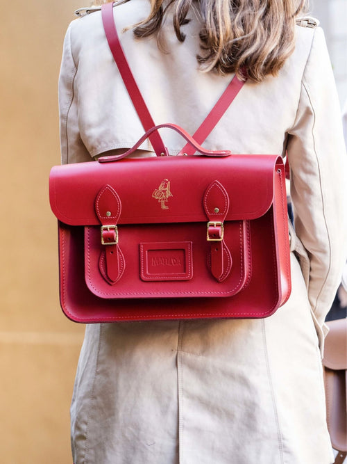 The Matilda Batchel Backpack - Red - The Cambridge Satchel Co.