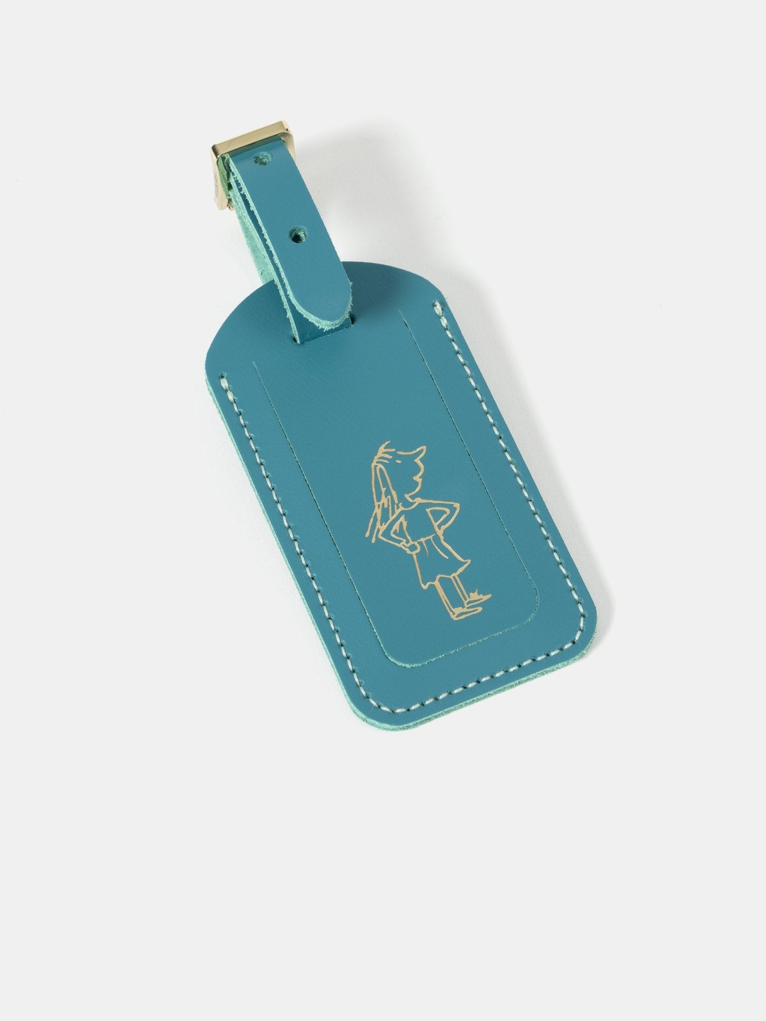 The Matilda Luggage Tag - Aqua