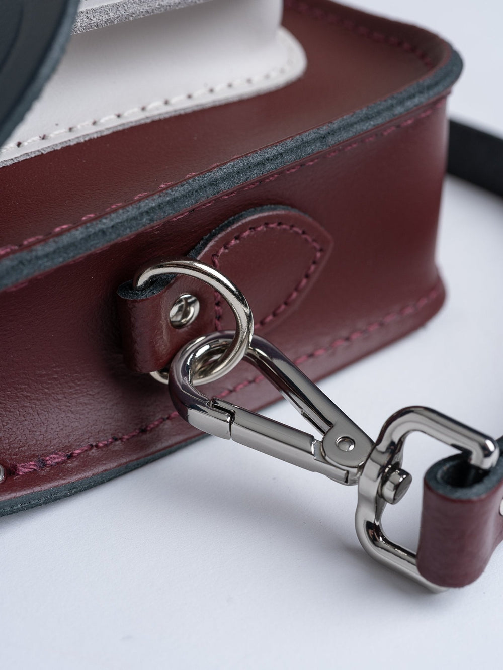The Mini - Clay, Oxblood & Navy - Cambridge Satchel