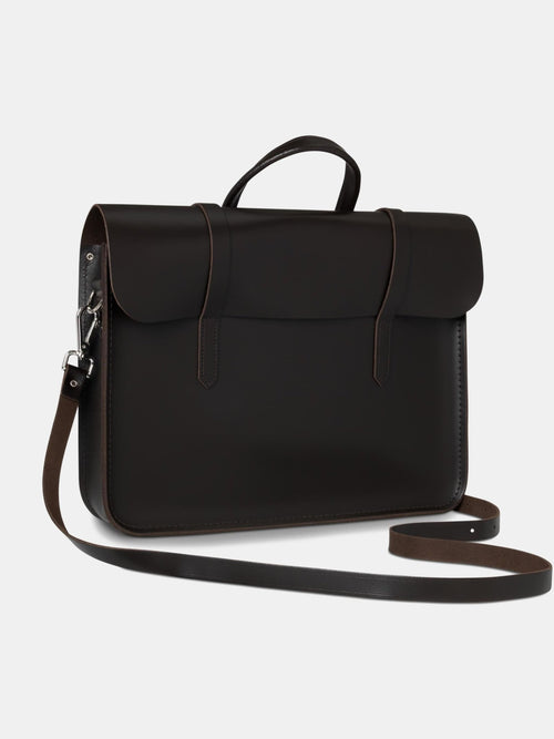 The Music Case - Dark Brown - The Cambridge Satchel Co.