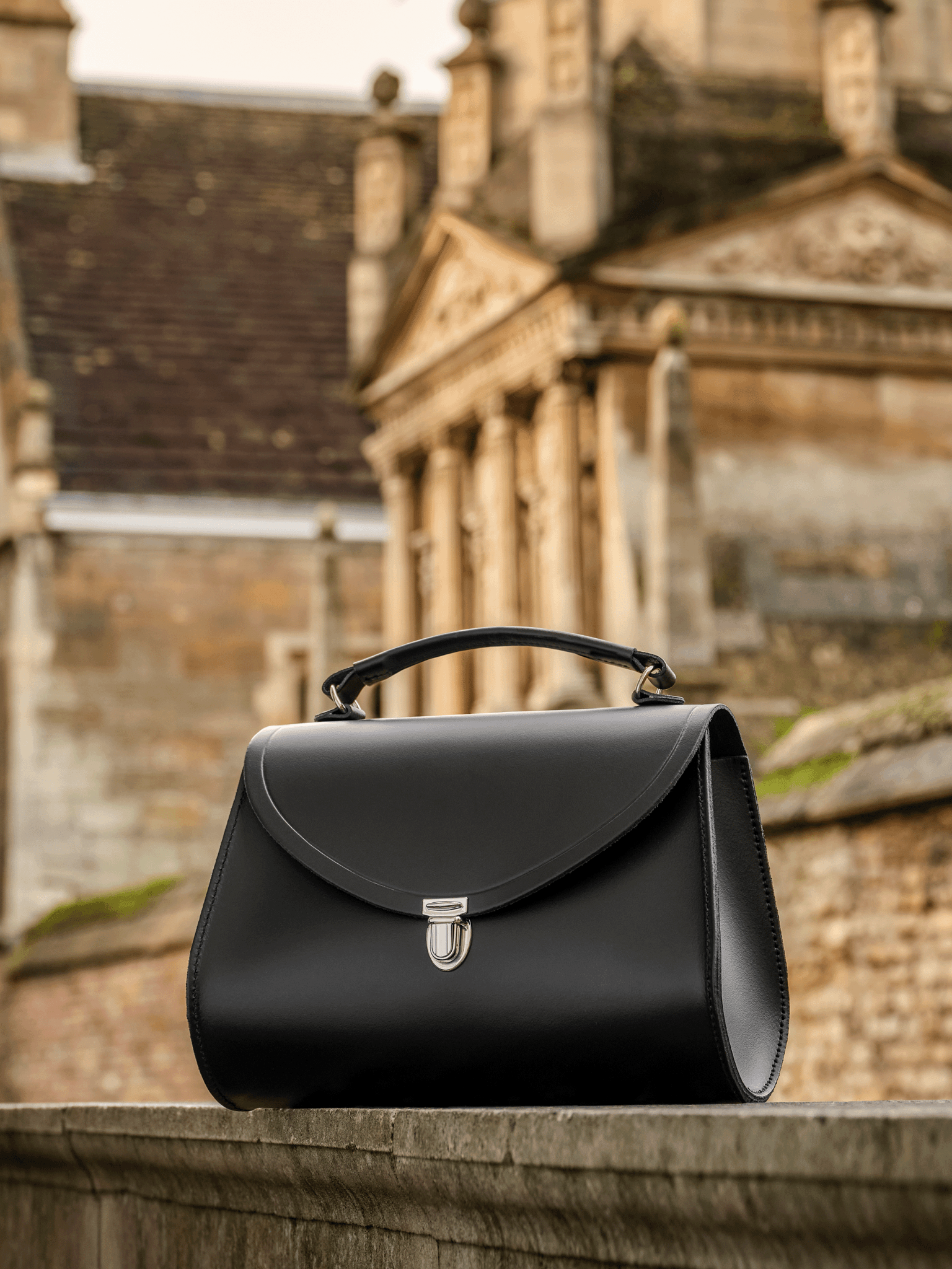 The Poppy - Black - Cambridge Satchel