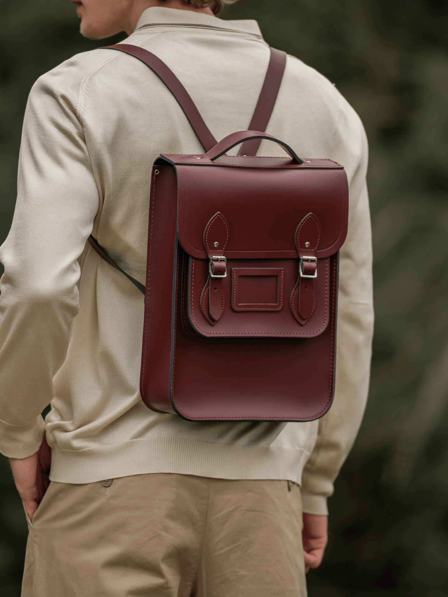 backpack leather cambridge The Portrait Backpack