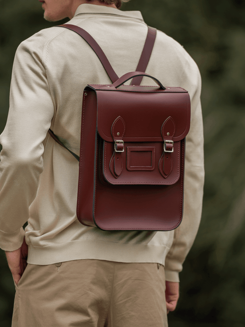 The Portrait Backpack - Oxblood - Cambridge Satchel