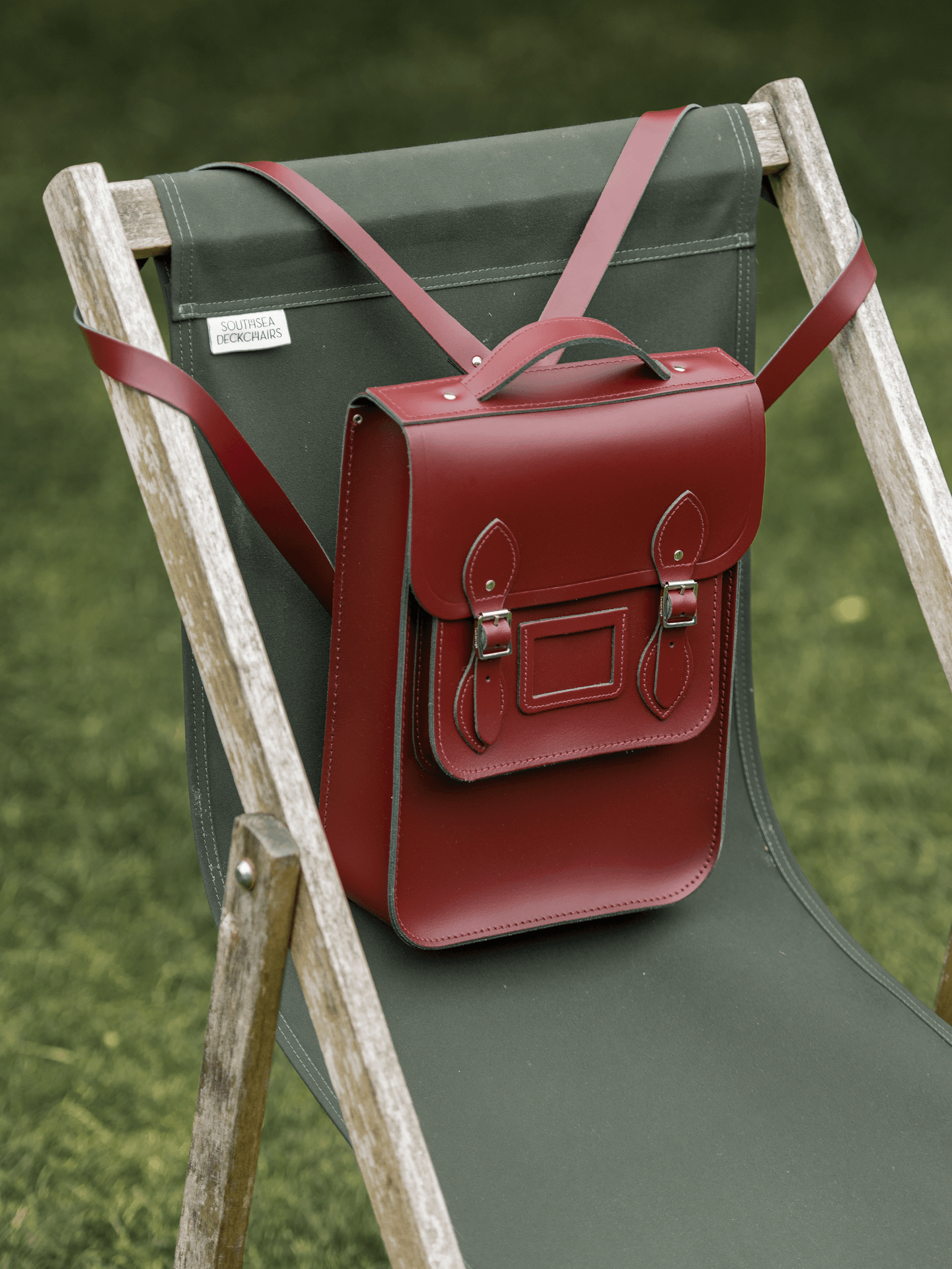 The Portrait Backpack - Oxblood - Cambridge Satchel
