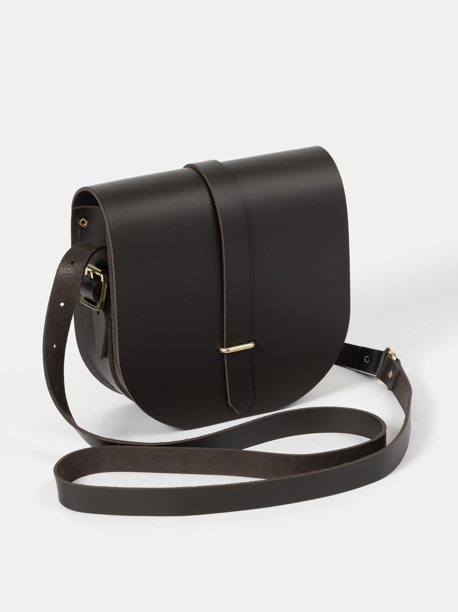 The Saddle Bag - Dark Brown - The Cambridge Satchel Co.