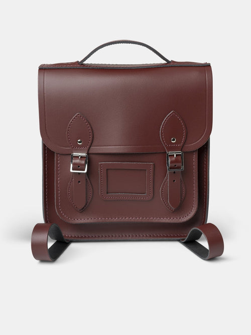 The Small Portrait Backpack - Oxblood - The Cambridge Satchel Company UK Store