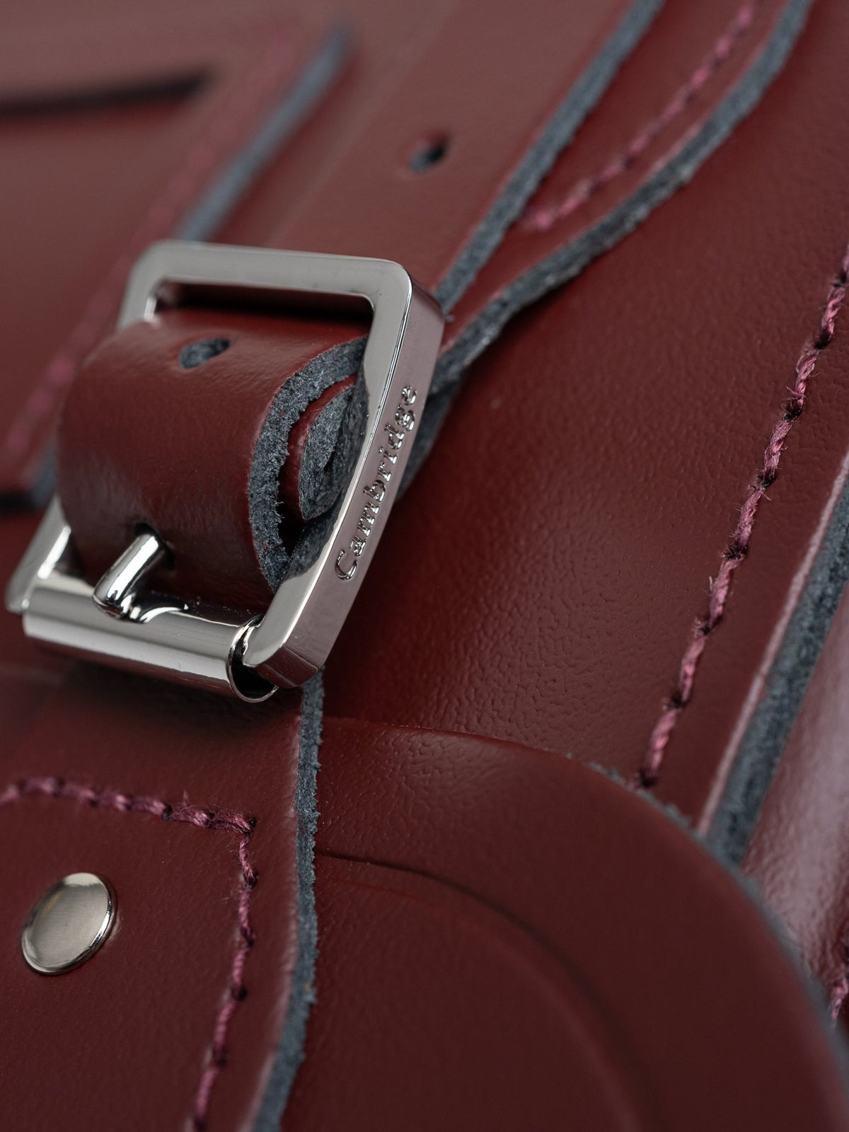 Small Burgundy Leather Backpack | Cambridge Satchel