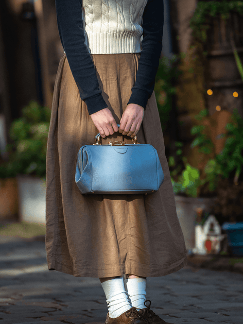 The Sophie - French Grey Calf Grain - Cambridge Satchel