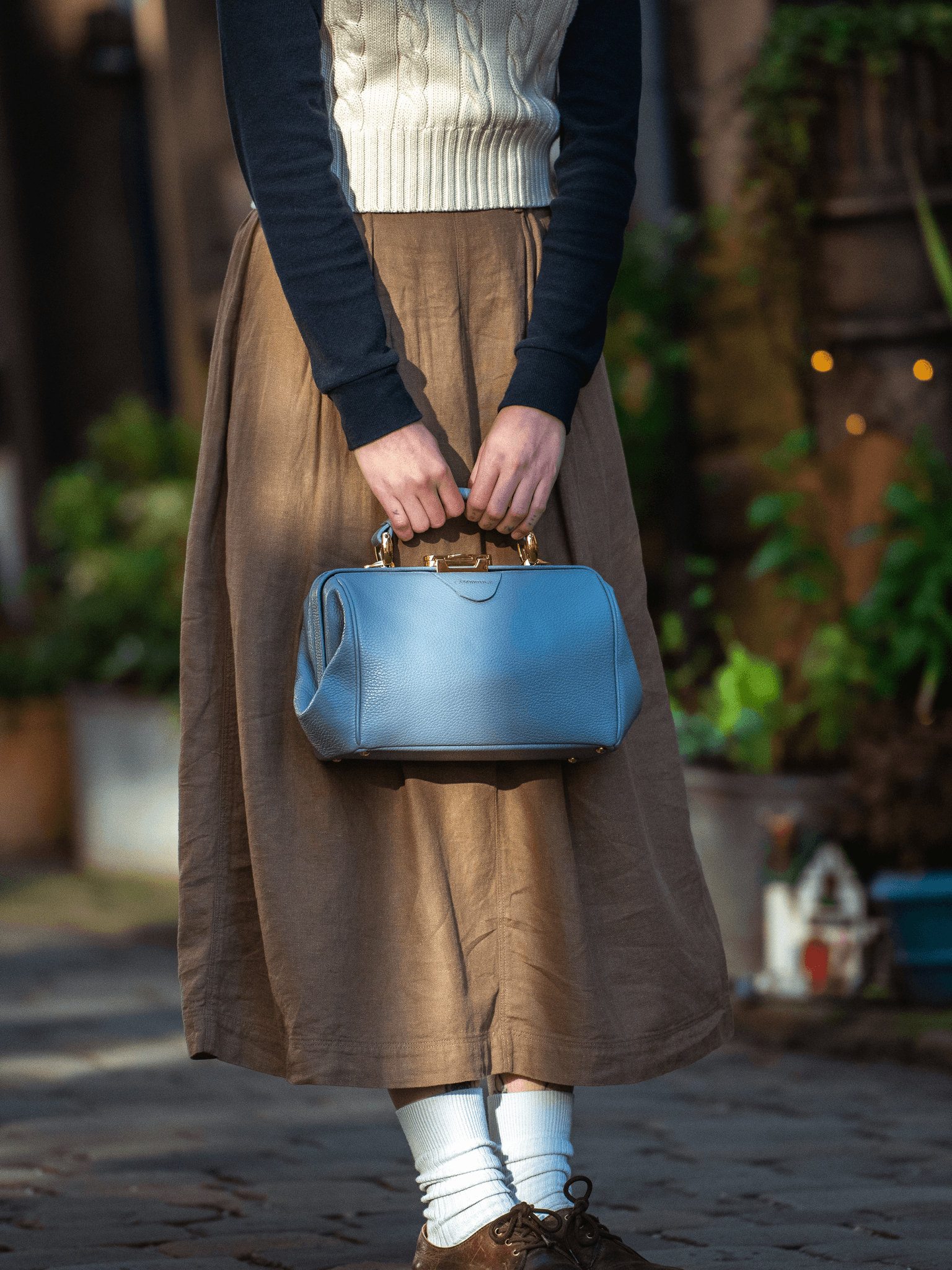 The Sophie - French Grey Calf Grain - The Cambridge Satchel Company UK Store