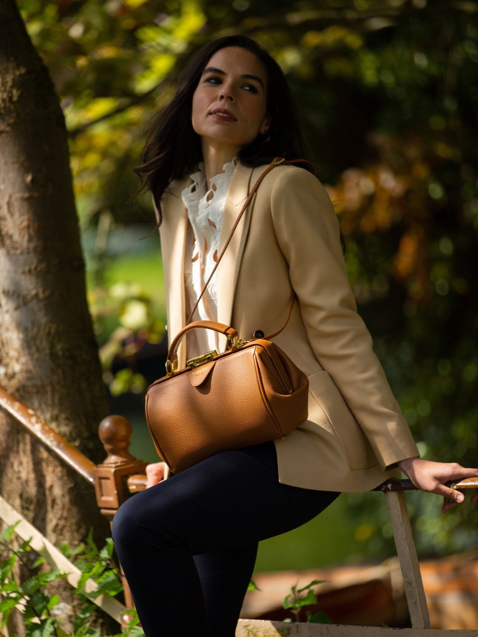 The Sophie - Havana Brown Calf Grain - The Cambridge Satchel Co.