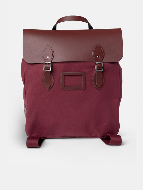 The Steamer Backpack - Oxblood - The Cambridge Satchel Company UK Store