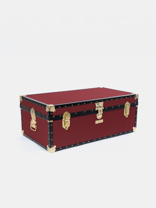 The Steamer Trunk - Burgundy - The Cambridge Satchel Company UK Store