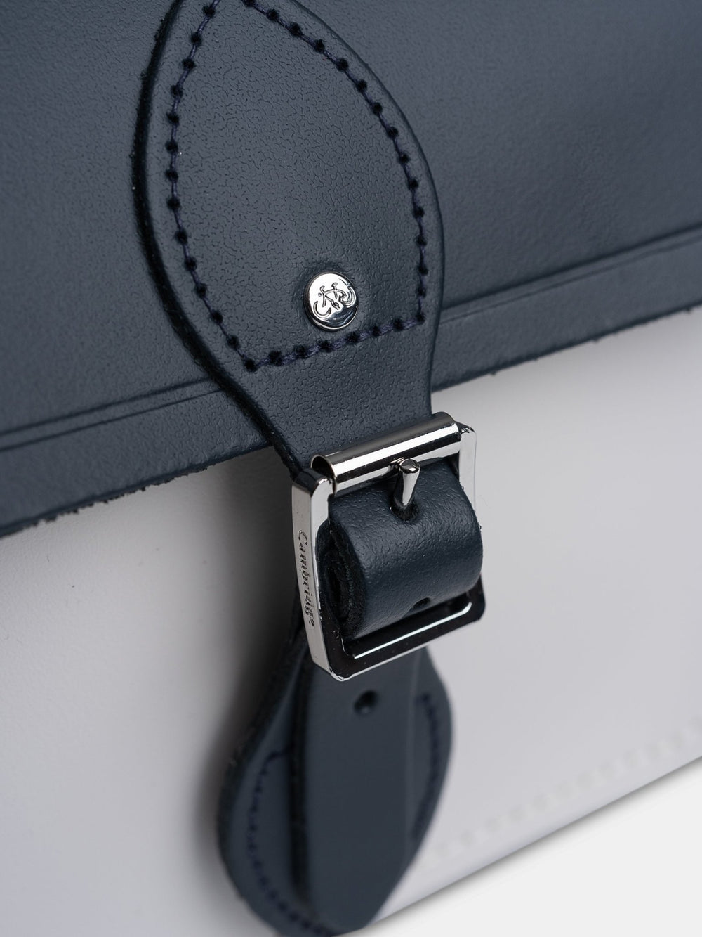 The Traveller - Clay, Oxblood & Navy - Cambridge Satchel