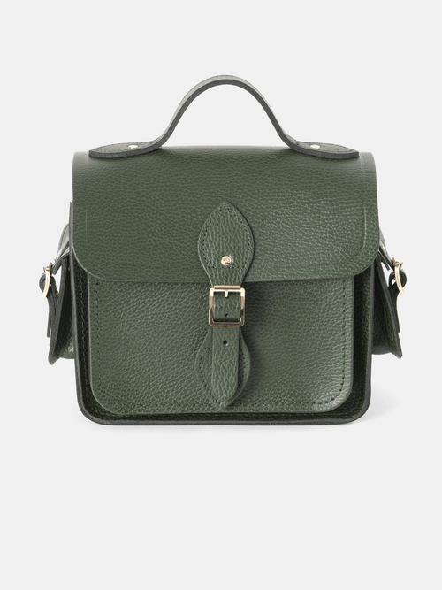 The Traveller - Racing Green Celtic Grain - Cambridge Satchel